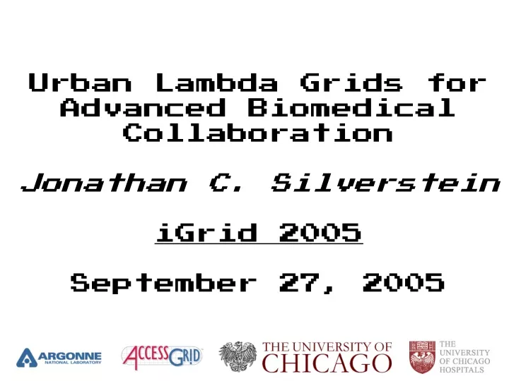 urban lambda grids for advanced biomedical