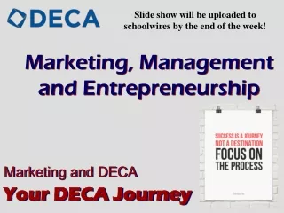 Marketing, Management and Entrepreneurship