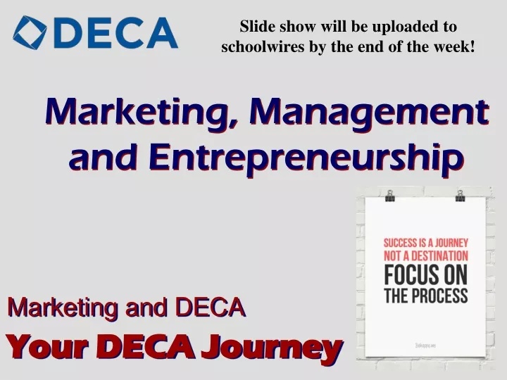 marketing management and entrepreneurship