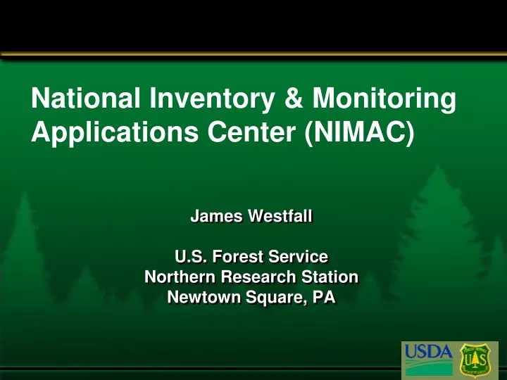 national inventory monitoring applications center nimac