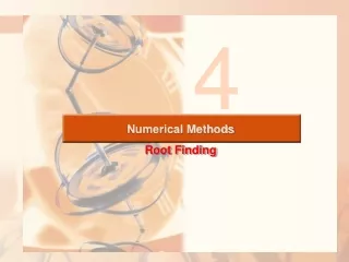 Numerical Methods Root Finding