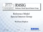 Reference Model Special Interest Group - slide 1