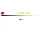 PARABOLAS - slide 1