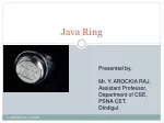 PPT - Java Ring PowerPoint Presentation, free download - ID:1581786