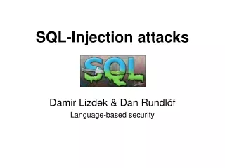 SQL-Injection  attacks