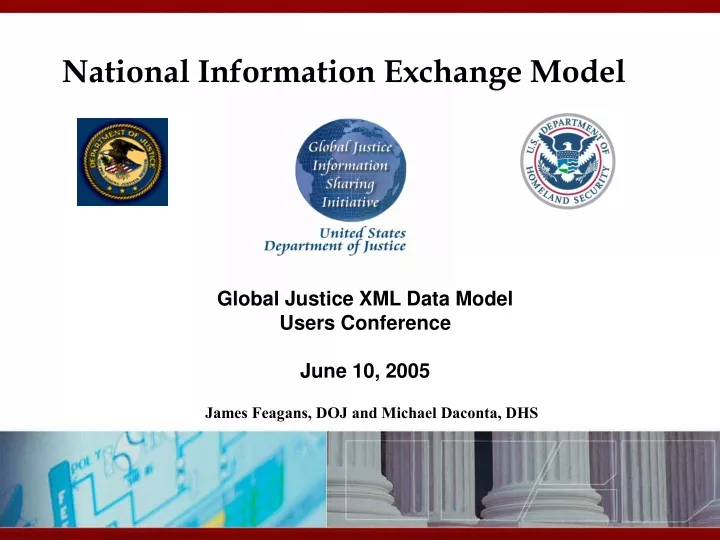 global justice xml data model users conference