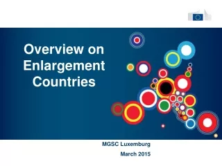 Overview on  Enlargement Countries