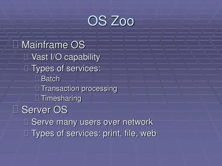 os zoo