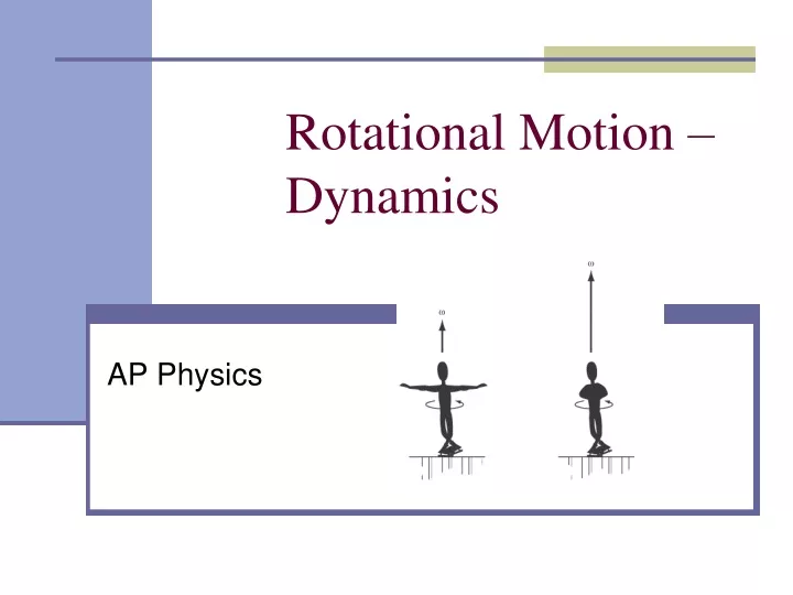 rotational motion dynamics