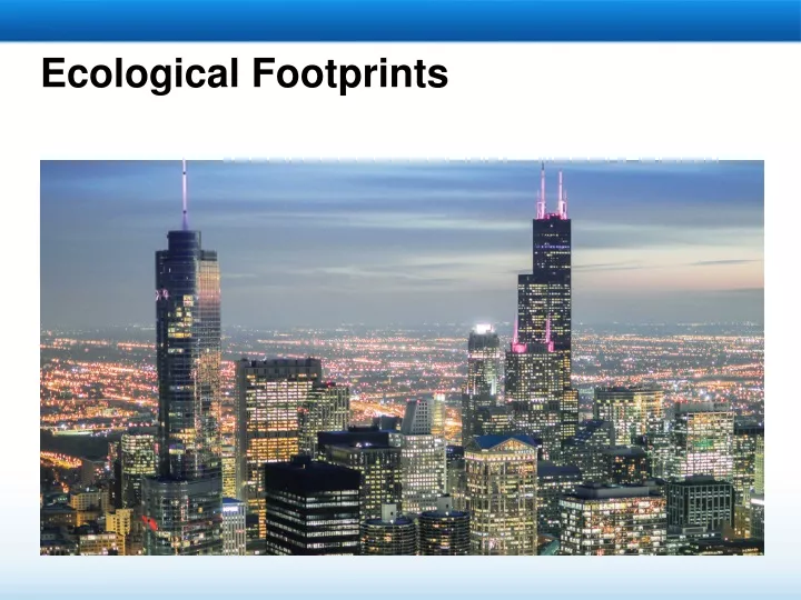 ecological footprints