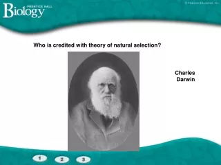 Who is credited with theory of natural selection?