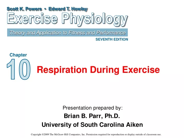 respiration during exercise