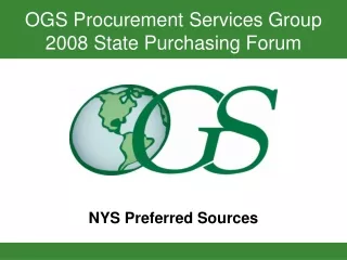 Jerry Gerard, NYS OGS 	 Deputy Director, Procurement Services Group Andy Grosso, NYSID