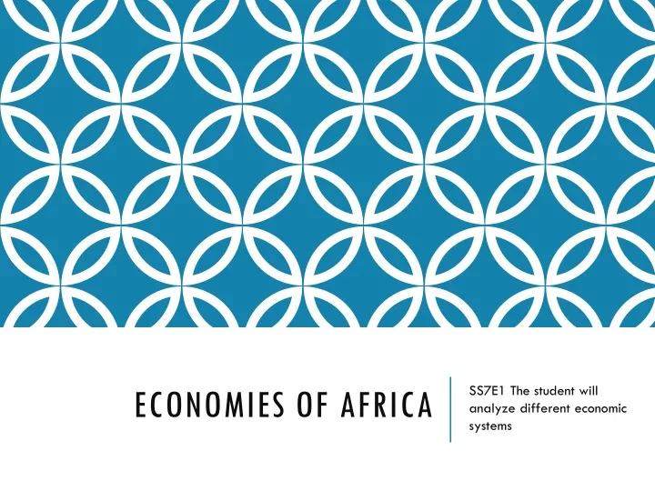 economies of africa