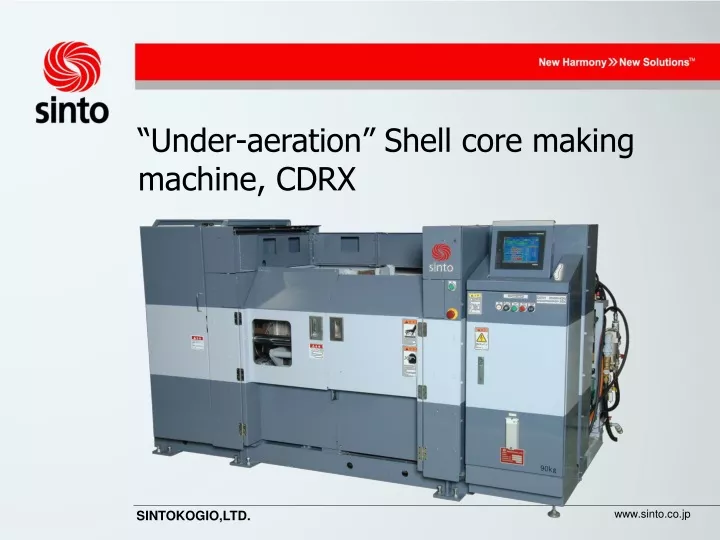 under aeration shell core making machine cdrx