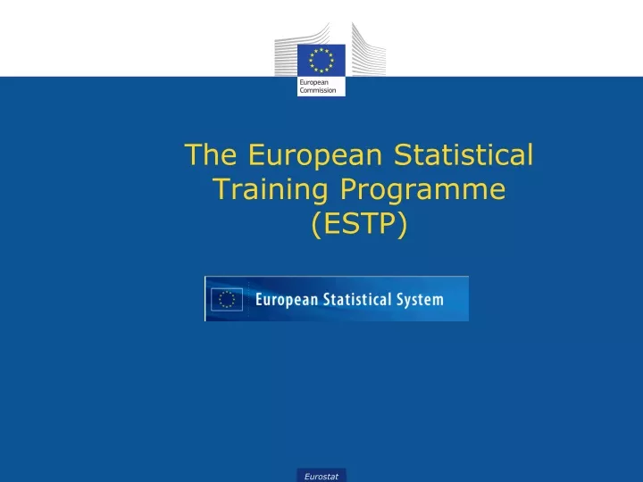 the european statistical training programme estp