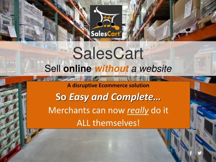 salescart sell online without a website