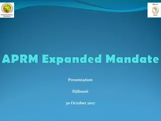 APRM Expanded Mandate