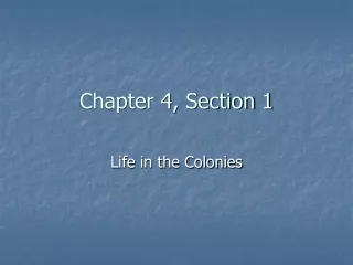 Chapter 4, Section 1