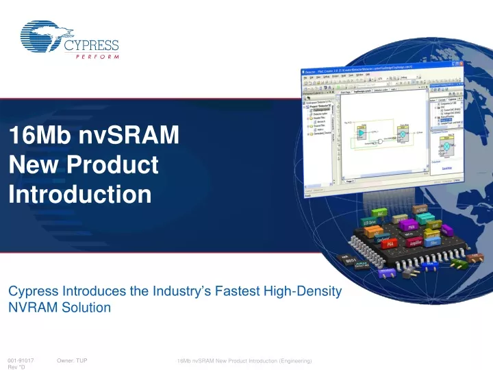cypress introduces the industry s fastest high density nvram solution