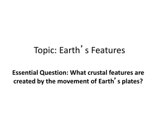 Topic: Earth ’ s Features