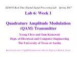 Lab 6: Week 1 Quadrature Amplitude Modulation (QAM) Transmitter - slide 1