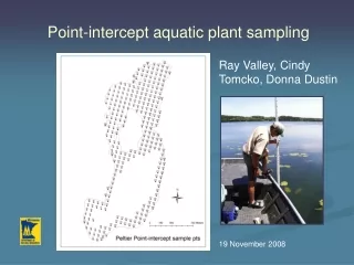 Point-intercept aquatic plant sampling