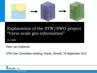 Peter van Oosterom STW User Committee meeting , Oracle, Utrecht, 19 September 2012