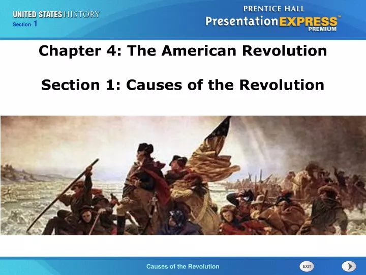 chapter 4 the american revolution section