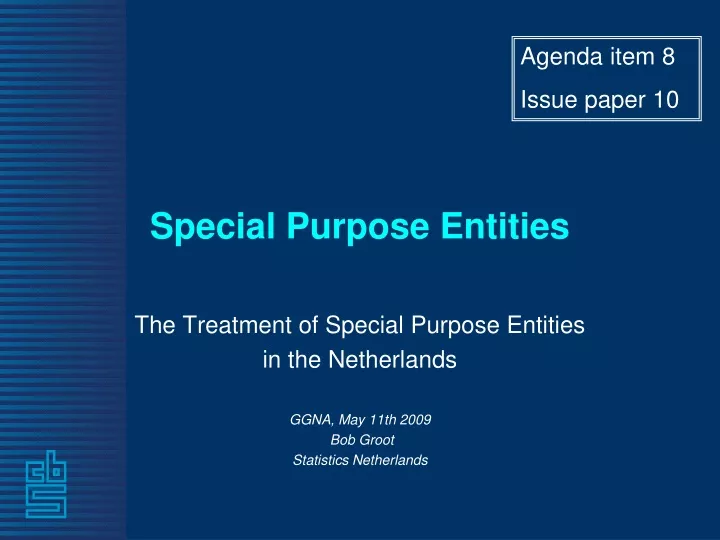 special purpose entities