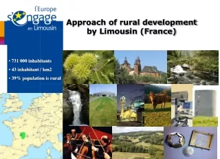 Approach of rural development by Limousin (France)