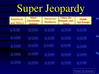 Super Jeopardy