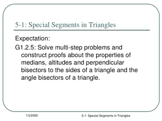 5 1 special segments in triangles