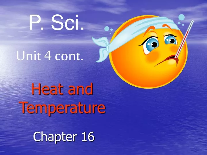 heat and temperature