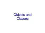 Objects and Classes - slide 1
