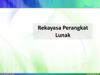 Rekayasa Perangkat Lunak