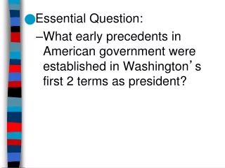Essential Question:
