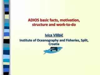 ADIOS basic facts, motivation, structure and work-to-do