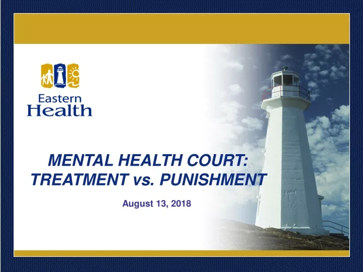 mental health court treatment vs punishment