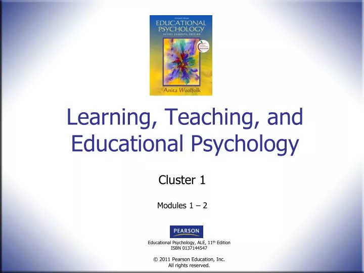 learning teaching and educational psychology