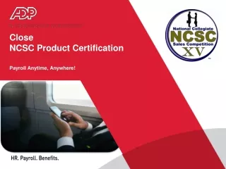 Close NCSC Product Certification