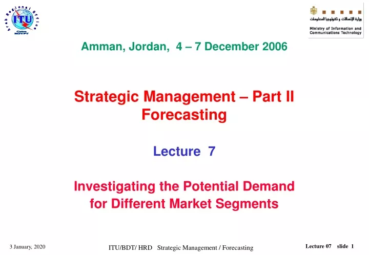 amman jordan 4 7 december 2006 strategic