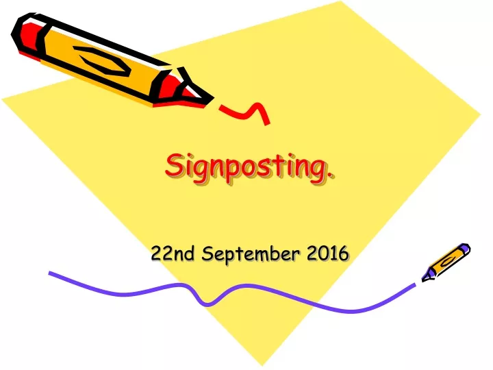 signposting