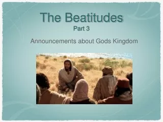 The Beatitudes Part 3