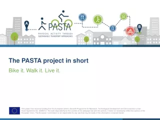 The PASTA project in short