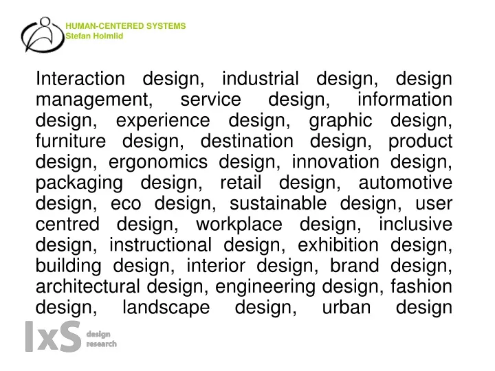 interaction design industrial design design
