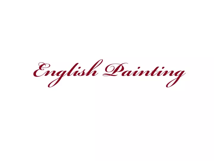english painting