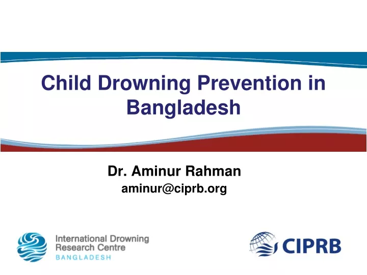 child drowning prevention in bangladesh