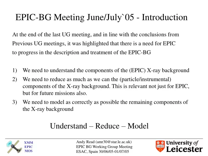 epic bg meeting june july 05 introduction
