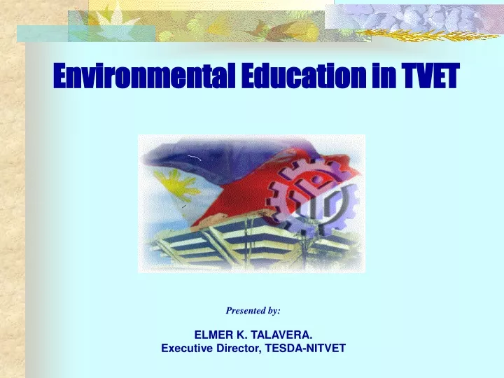 environmental education in tvet